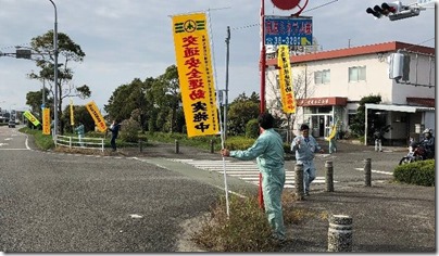 「飲んだらのれん」街頭啓発活動