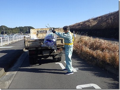 平成30年2月度・北バイパスのクリーンアップ活動